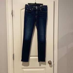 Rag and Bone jeans. Size 29. Skinny. Excellent condition. Dark wash. No holes.
